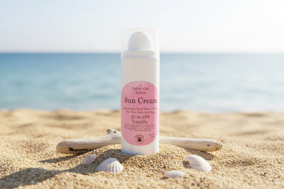 Tallow Sunscreen SPF | Natural Zinc Oxide Protection